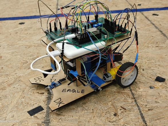 Semi-Autonomous Mobile Robot ESP32 S2